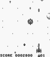une photo d'Ã©cran de Solar Striker sur Nintendo Game Boy